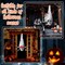 Halloween Outdoor Skull Decorations,20" Halloween Hanging Skeleton Spooky Voice Activated Decor with LED Red Eyes Spider for Halloween Party Haunted House Props Yard Indoor Outside Decorations